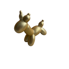 Hebbedingetjes Beeldje ballonnen Giraffe (Goudkleurig)