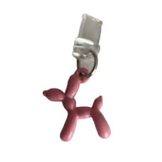 Hebbedingetjes Telefoon Stofplug (donker roze)