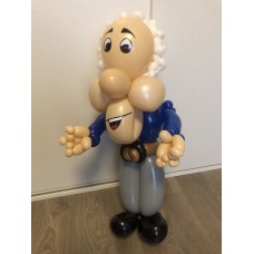 Ballonfiguur Viering Verjaardag Abraham 