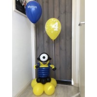 Ballonfiguur TV & Film Minion met naam en helium