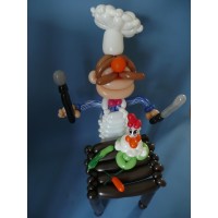 Ballonfiguur TV & Film The Muppet Show Swedish chef 