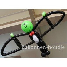 Ballonfiguur Viering Halloween Dracula vleermuis