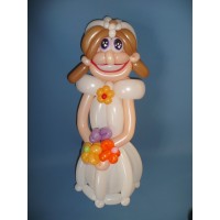 Ballonfiguur Viering Trouwen/huwelijk Bruid