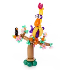 Ballonfiguur Dieren Vogels Papegaai