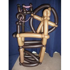 Ballonfiguur Disney Assepoester spinnewiel