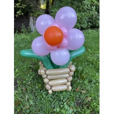 Ballonfiguur Bloemenvaas met grote bloem