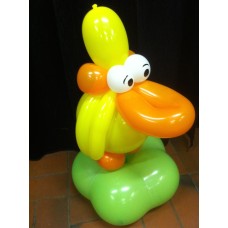 Ballonfiguur Dieren Vogels Eend (op voet) Ballonfiguur Dieren Vogels Eend (op voet)
