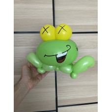 Ballonfiguur Dieren Vrolijke Kikker 