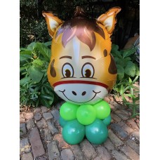 Tafeldecoratie Dieren Paard hoofd op voet Tafeldecoratie Dieren Paard hoofd op voet