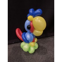 Ballonfiguur Dieren Vogels kleurrijke Papegaai 