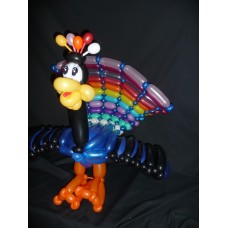 Ballonfiguur Dieren Vogels Pauw