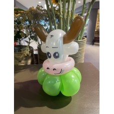 Ballonfiguur Dieren Koe klein en schattig