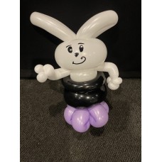 Ballonfiguur Dieren Konijn uit de hoed
