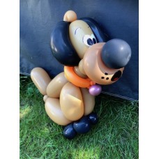 Ballonfiguur Dieren Hond (met halsband)