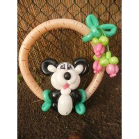 Ballonfiguur Dieren Panda beer 