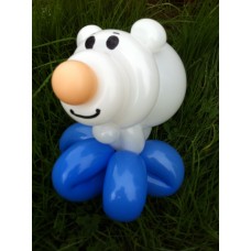 Ballonfiguur Dieren ijsbeer Ballonfiguur Dieren ijsbeer