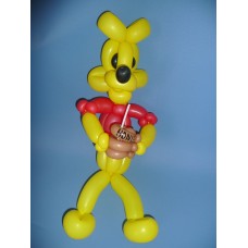 Ballonfiguur Disney Winnie de Pooh (honingpot) 