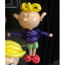 Ballonfiguur Mensen gezellig ventje