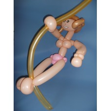 Ballonfiguur Beroepen Paaldanseres in actie