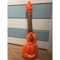 Ballonfiguur Muziek Instrument Gitaar akoestisch Ballonfiguur Muziek Instrument Gitaar akoestisch