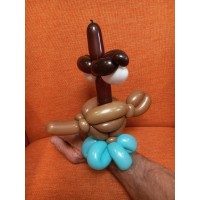 Ballonfiguur Sprookjes Piratenschip (pols armband)