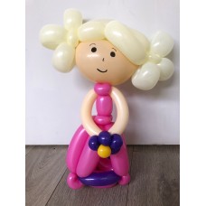 Ballonfiguur Sprookjes Prinses (klein)