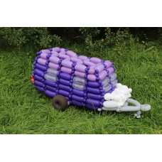 Ballonfiguur Voertuigen caravan paars