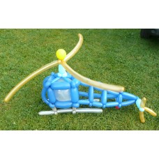 Ballonfiguur Voertuigen Helikopter (groot)