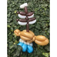 Ballonfiguur Sprookjes Piratenschip (klein)