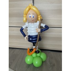 Ballonfiguur Sport Hockey Hockeyspeler