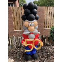 Ballonpilaar Viering Verjaardag Abraham met bril (190 cm)  Ballonpilaar Viering Verjaardag Abraham met bril (190 cm)