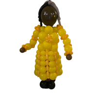 Ballonpilaar Viering Verjaardag Sarah gele kleuren (ca. 185-190 cm) Ballonpilaar Viering Verjaardag Sarah gele kleuren (ca. 185-190 cm)