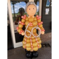 Ballonpilaar Viering Verjaardag Leeftijd 60 jaar (ca. 185-190 cm) Ballonpilaar Viering Verjaardag Leeftijd 60 jaar (ca. 185-190 cm)