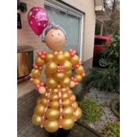Ballonpilaar Viering Verjaardag Sarah met heliumballon (ca. 190 cm) Ballonpilaar Viering Verjaardag Sarah met heliumballon (ca. 190 cm)