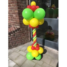 Ballonpilaar Viering Carnaval boom (150 cm)