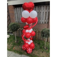 Ballonpilaar Harten (200 cm) Ballonpilaar Harten (200 cm)