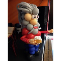Ballonpilaar Viering Verjaardag Abraham dreadlocks en bierglas (200 cm) Ballonpilaar Viering Verjaardag Abraham dreadlocks en bierglas (200 cm)