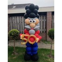 Ballonpilaar Viering Verjaardag Abraham I (190 cm)  Ballonpilaar Viering Verjaardag Abraham I (190 cm)
