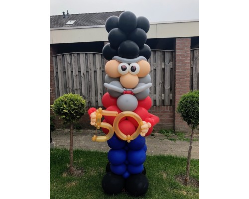 Abraham 50 jaar ballonpilaar