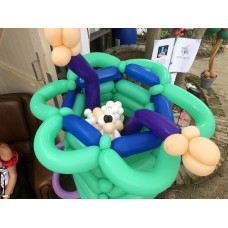 Ballonfiguur Disney Alice in wonderland Mad hatter hoed (220 cm)