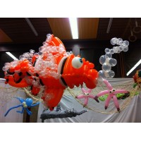 Ballonfiguur Dieren Vissen Clownvis (100 cm) Ballonfiguur Dieren Vissen Clownvis (100 cm)