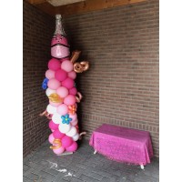 Ballonpilaar Viering Verjaardag Leeftijd 18 jaar met fles (220 cm) Ballonpilaar Viering Verjaardag Leeftijd 18 jaar met fles (220 cm)