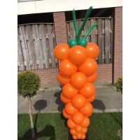 Ballonpilaar Eten Wortel (200 cm)