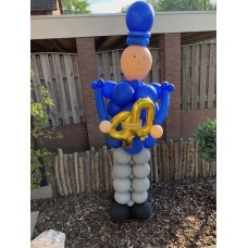 Ballonpilaar Viering Trouwen/Huwelijk Bruidegom 40 jaar (180 cm)