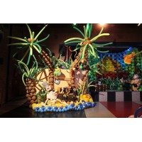 Ballonfiguur Sprookjes Piraten eiland 