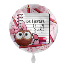 Folieballon Teksten - De liefste juf