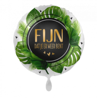 Folieballon Teksten - Fijn dat je er weer bent