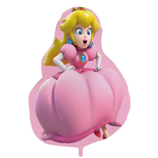 Folieballon Computer Super Mario Prinses Peach (65 cm)