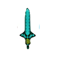 Folieballon Computer Minecraft Zwaard (55 cm)