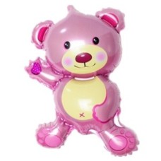 Folieballon Dieren Beer roze (30 cm) Folieballon Dieren Beer roze (30 cm)